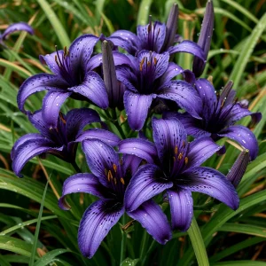 Лилейник Блю Айрис купить по цене от 324р. в интернет-магазине «Посадика» с доставкой почтой в в Белоусовое и по всей России – [изображение №1].