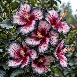 Гибискус садовый Самер Бридж купить по цене от 306р. в интернет-магазине «Посадика» с доставкой почтой в в Белоусовое и по всей России – [изображение №1].