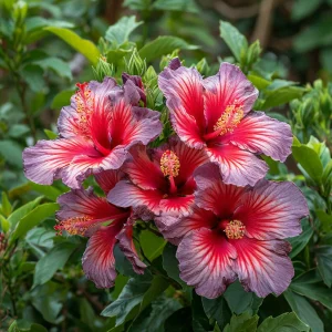 Гибискус Кримсон Флейм купить по цене от 479р. в интернет-магазине «Посадика» с доставкой почтой в в Белоусовое и по всей России – [изображение №1].